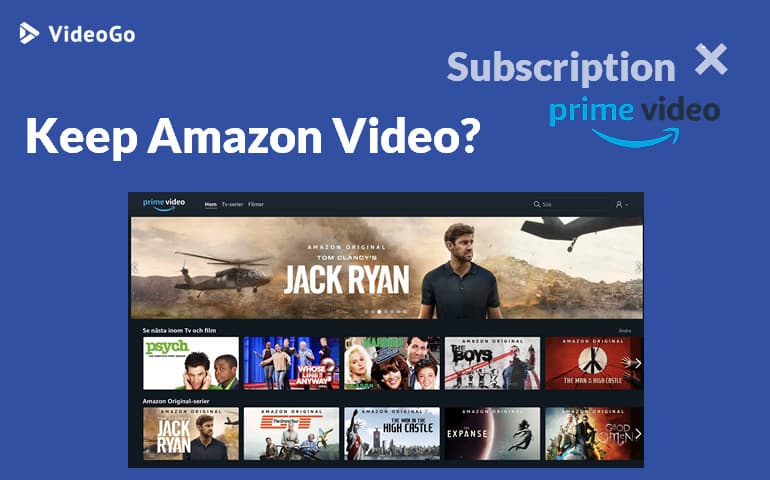 keep amazon video after canceling the subscription